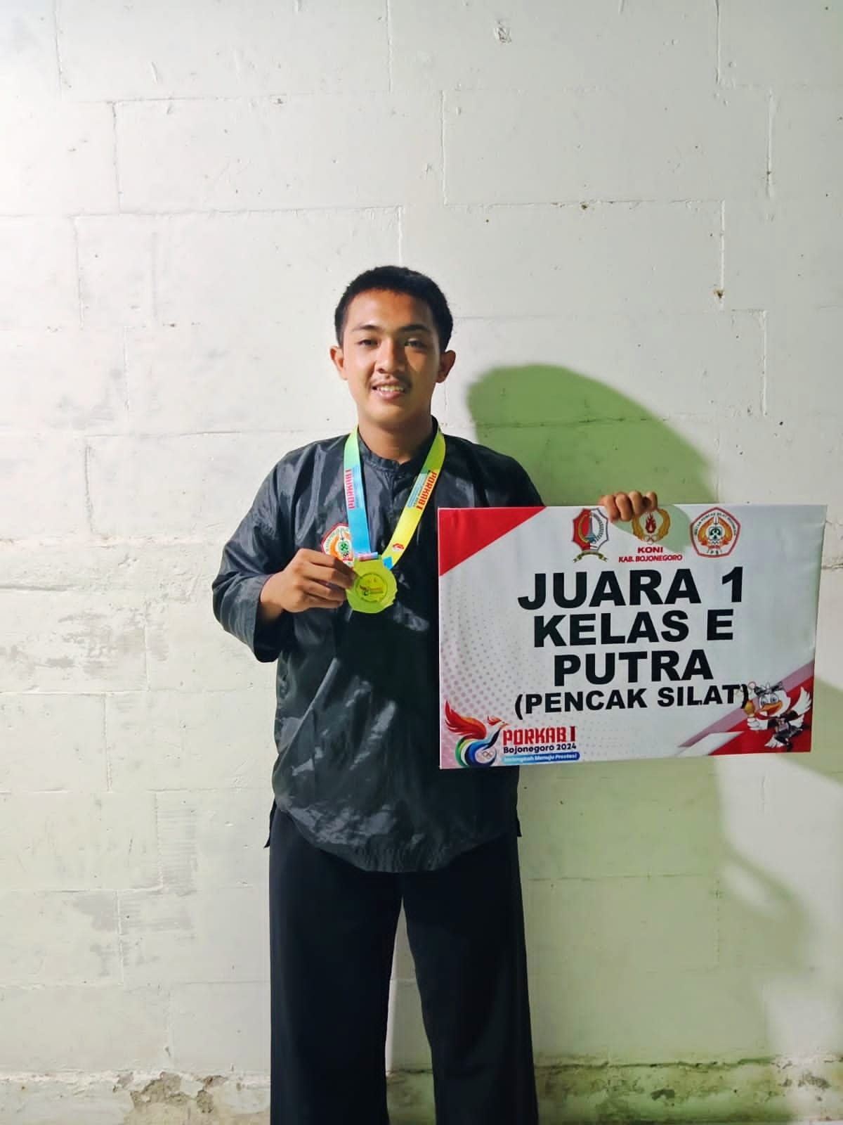 Selamat! SMKN 3 Bojonegoro meraih Juara 1 Pencak Silat Porkab Bojonegoro 2024